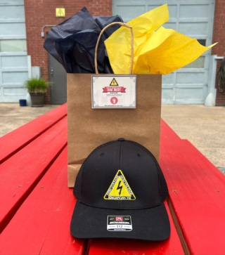 Stop by the Fuse Box tomorrow during the June Shop and Hop in Downtown Kingsport and pick up an awesome High Voltage gift for dad! ⚡️🍻

Grab a HV Hat plus a $5 gift certificate for $30 
OR a HV Hat plus a $15 gift certificate for $40! 🤩