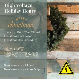 Check out our 🎄HOLIDAY HOURS 🎉