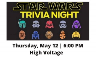 “You’re all clear, kid. Now blow this thing and go home!” – Han Solo, A New Hope, 1977.

Join us and @ypkingsport for
🔲 STAR WARS TRIVIA 🔲
Thursday, May 12th at 6pm!

▪️Get your team together (max of 4 people)
▪️Team prizes!
▪️Great food and drinks!
💥Bonus points for costumes!💥

🍕 Dinner served by @opiespizzawagon starting at 5pm!