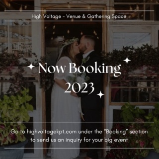 Now Booking
✨2023✨
::
Go to highvoltagekpt.com under the “Booking” section to send us an inquiry for your big event!
::
We can’t wait to hear from you!
❤️⚡️