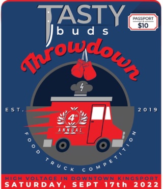 ❗️ONE WEEK FROM TODAY❗️
Don’t forget to buy your passport!

🏆4th Annual Tasty Buds Throwdown🏆
At High Voltage in Downtown Kingsport
Sponsored by @bankoftennessee 

It’s time for a THROWDOWN! 🥊

Five local food trucks will be duking it out on Saturday, Sept. 17th!
..............................................................................

➡️ Here’s what you need to know ⬅️

You’ll need a passport.
Why do I need a passport for a food truck competition you ask?

The passport gets you a tasting from all five trucks and allows you to vote for best food truck. Be sure to vote before 7pm.
Passports are $10.
Passports are for sale at participating food trucks, Model City Tap House, and High Voltage.
Inside the passport you’ll find places for stamps. When you get your tasting, you get a stamp. Be sure you get all five!

🍻 For an extra entry in the prize drawing buy a pint from High Voltage and @modelcitytaphouse. Don’t forget your stamp! 🍻

When you’ve collected all the stamps your passport is complete! Return completed passports to High Voltage by 7pm. The passport MUST be completed to be entered in the prize drawings.
*YOU MUST BE PRESENT AT THE TIME OF PRIZE DRAWINGS*

✨Don’t forget to vote!✨
Inside your passport there is a spot to write in your favorite food truck for the People’s Choice Award.

Awards ceremony and prize drawings at 7:30pm
..............................................................................

❗️Food Trucks Participating❗️

* @maemaleesspringrolls 
* @opiespizzawagon 
* @theprojectwafflefam 
* @spanquis
* @bakedandloaded18
..............................................................................

⏰ Schedule ⏰

•3pm......Gates open

•3pm-6pm......Passport holders receive tastes from all food trucks

•6pm......All trucks begin serving meals until sold out

*VOTE FOR BEST FOOD TRUCK*

•6pm......Live music by @donnieandthedryheavers

•7pm......All ballots and passports must be returned to High Voltage

•7:30pm......Awards ceremony and prize drawings at High Voltage

*Winner must be present at the time of prize drawing*
..............................................................................